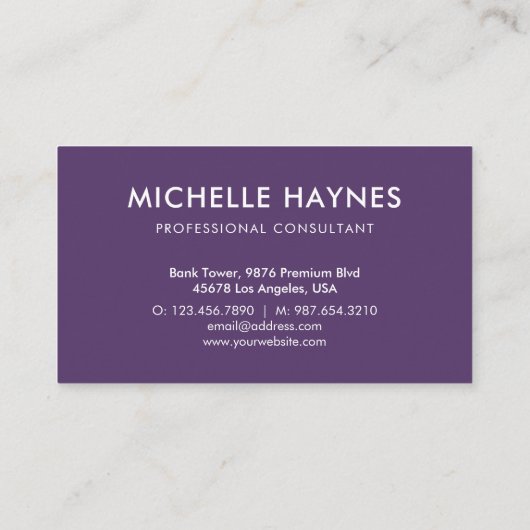 Custom Company Logo Modern Corporate Visitekaartje (Achterkant)