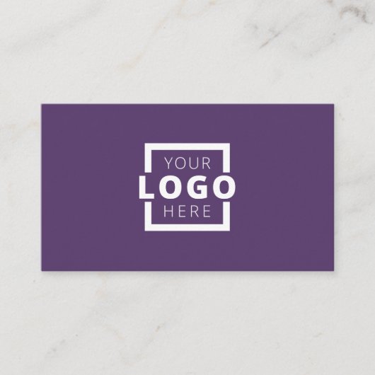 Custom Company Logo Modern Corporate Visitekaartje (Voorkant)