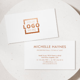 Custom Company Logo Modern Corporate Visitekaartje