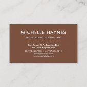 Custom Company Logo Modern Corporate Visitekaartje (Achterkant)