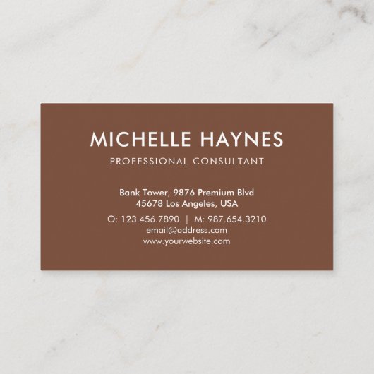 Custom Company Logo Modern Corporate Visitekaartje (Achterkant)