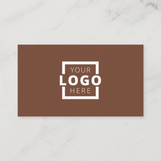 Custom Company Logo Modern Corporate Visitekaartje (Voorkant)