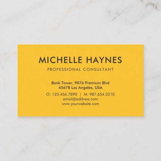 Custom Company Logo Modern Corporate Visitekaartje (Achterkant)