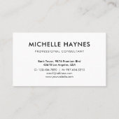 Custom Company Logo Modern Corporate Visitekaartje (Achterkant)