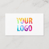 Custom Company Logo Modern Corporate Visitekaartje (Voorkant)