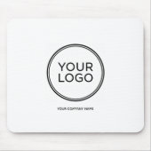Custom Company Logo | Modern Minimalist Muismat (Voorkant)
