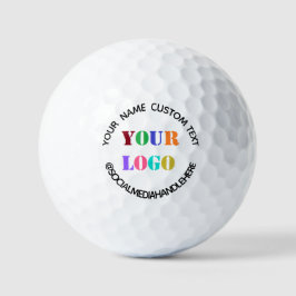 Custom Company Logo of Photo and Text Golf Balls Golfballen