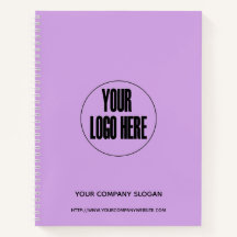 Custom Company Logo Pastel Paars Lavender