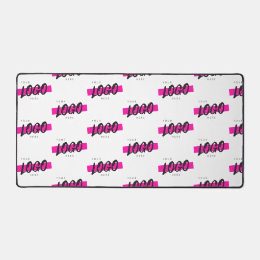 Custom Company Logo Pattern Custom Business Logo Bureaumat (Voorkant)