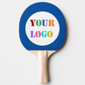 Custom Company Logo Ping Pong Paddle Uw Kleuren Tafeltennisbatje (Achterkant)