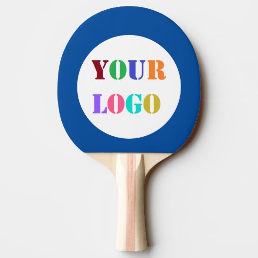 Custom Company Logo Ping Pong Paddle Uw Kleuren Tafeltennisbatje (Achterkant)