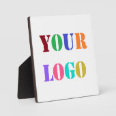 Custom Company Logo Plaque Uw relatiegeschenk Fotoplaat (Voorkant)