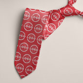 Custom Company Logo Promotion Business Red Stropdas