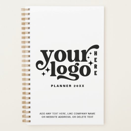 Custom Company Logo Promotionele Wekelijks & Maand Planner (Voorkant)