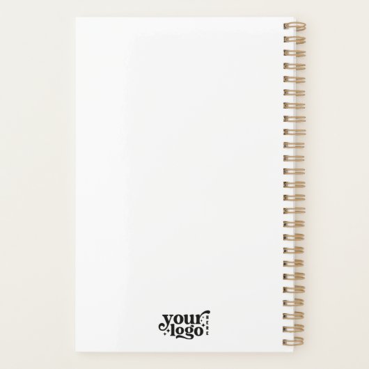 Custom Company Logo Promotionele Wekelijks & Maand Planner (Achterkant)