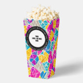 Custom Company Logo QR Code Tekst Kleurrijk Bedankdoosjes (Popped)