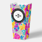 Custom Company Logo QR Code Tekst Kleurrijk Bedankdoosjes (Voorkant)