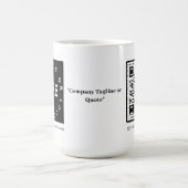 Custom Company Logo & QR Corporate Promotion Koffiemok (Center)