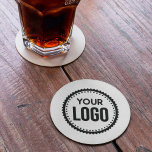 Custom Company Logo Ronde Kartonnen Onderzetter<br><div class="desc">Personalize a Coaster with this simple and minimalist Logo template,  and promote your Company or Business to Increase leads and generate more sales. Add your Logo,  If you need help or matching items,  please contact me</div>