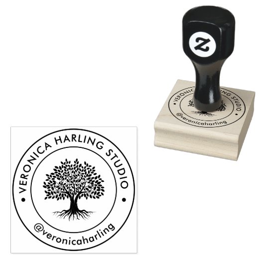 Custom Company Logo Rubber Stamp – Design  Rubberstempel (Gestempeld)