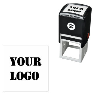 Custom Company Logo Self-inking Stamp Example Zelfinktende Stempel
