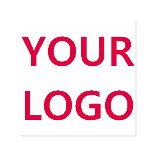 Custom Company Logo Self-inking Stamp Sjabloon Zelfinktende Stempel (Design)