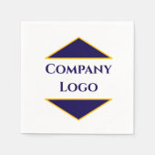 Custom Company Logo servetten – gepersonaliseerd (Voorkant)