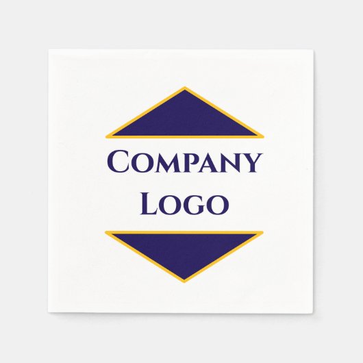Custom Company Logo servetten – gepersonaliseerd (Voorkant)