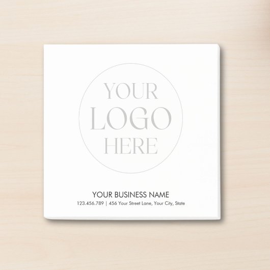 Custom Company Logo Simple Promotional Business Post-it® Notes