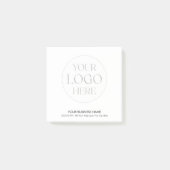 Custom Company Logo Simple Promotional Business Post-it® Notes (Voorkant)