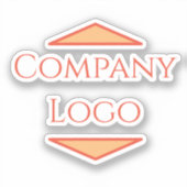 Custom Company Logo Stickers (Voorkant)