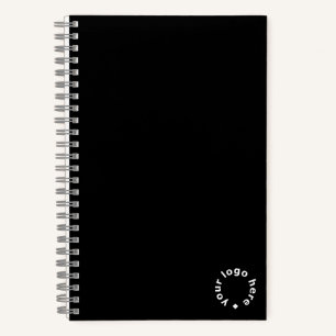 Custom Company Logo Swag Klassiek zwart Notitieboek