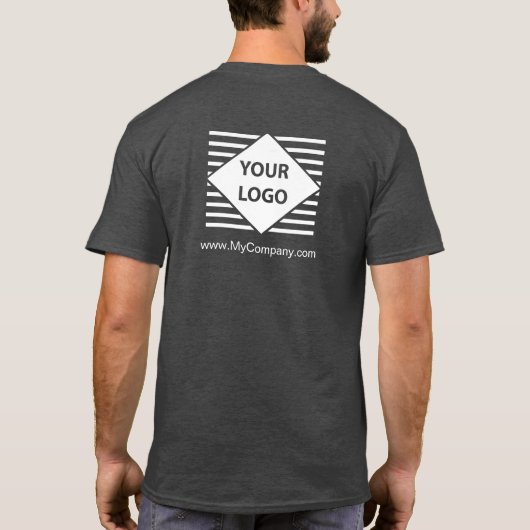 Custom Company Logo T-Shirt (Achterkant)