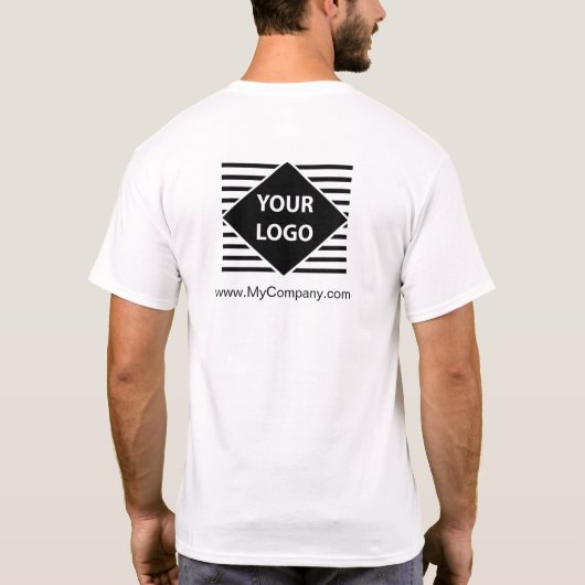 Custom Company Logo T-Shirt (Achterkant)