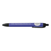 Custom Company Logo & Tekst Blauw Zwarte Inkt Pen (Bodem)
