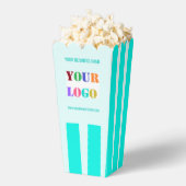Custom Company Logo Tekst en Kleuren Popcorn Box Bedankdoosjes (Popped)