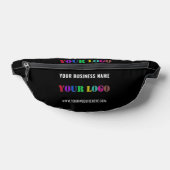 Custom Company Logo Tekst Fanny Pack - Kies kleur Heuptasje (Liggend)