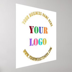 Custom Company Logo Tekst Folie Prints - Uw kleure