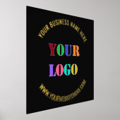 Custom Company Logo Tekst Folie Prints uw kleuren (Laagn)