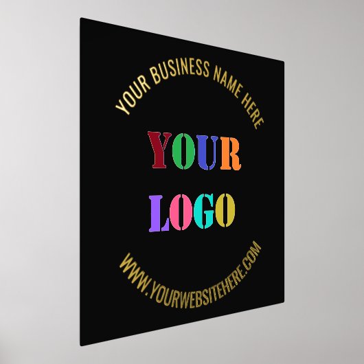 Custom Company Logo Tekst Folie Prints uw kleuren (Laagn)