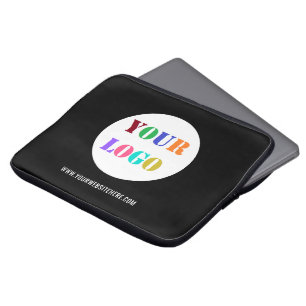 Custom Company Logo Tekst Laptop Sleeve Uw Kleuren