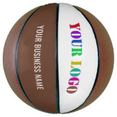 Custom Company Logo Tekst Promotionele Basketbal (Verticaal)