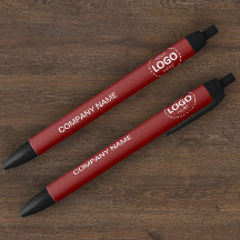Custom Company Logo & Tekst Rode Pen