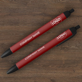 Custom Company Logo & Tekst Rode Pen
