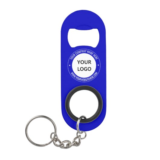Custom Company Logo Tekst Sleutelhanger Flesopener Mini Flessenopener (Voorkant)