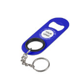 Custom Company Logo Tekst Sleutelhanger Flesopener Mini Flessenopener (Achterkant Gekanteld)