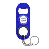 Custom Company Logo Tekst Sleutelhanger Flesopener Mini Flessenopener (Achterkant)