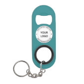Custom Company Logo Tekst Sleutelhanger Flesopener Mini Flessenopener (Voorkant)