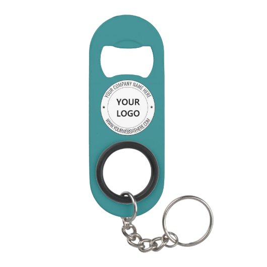 Custom Company Logo Tekst Sleutelhanger Flesopener Mini Flessenopener (Achterkant)