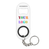 Custom Company Logo Tekst Sleutelhanger Flesopener Mini Flessenopener (Achterkant)